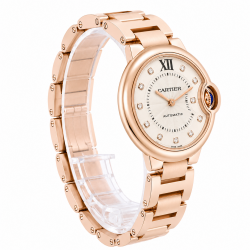 Cartier Ballon Bleu De 33MM WE902039 18Kt Rose Gold Watch